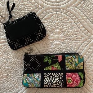 Vera Bradley keychain/change purse and makeup bag